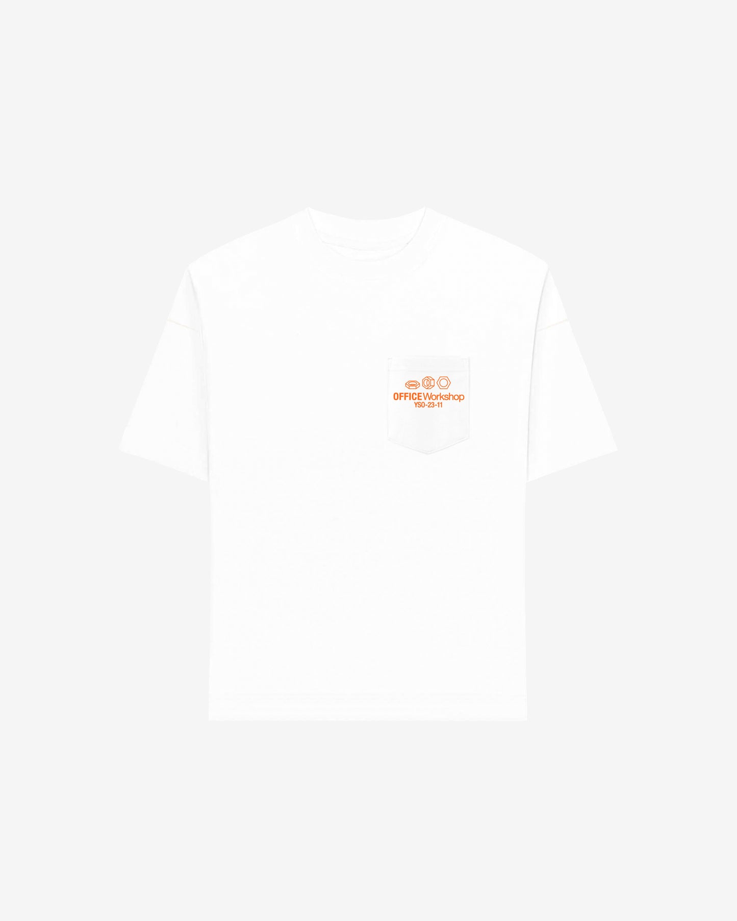 Workshop Pocket T-Shirt - Weiß