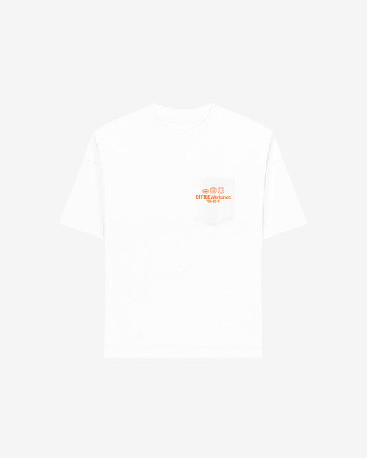 Workshop Pocket T-Shirt - Weiß