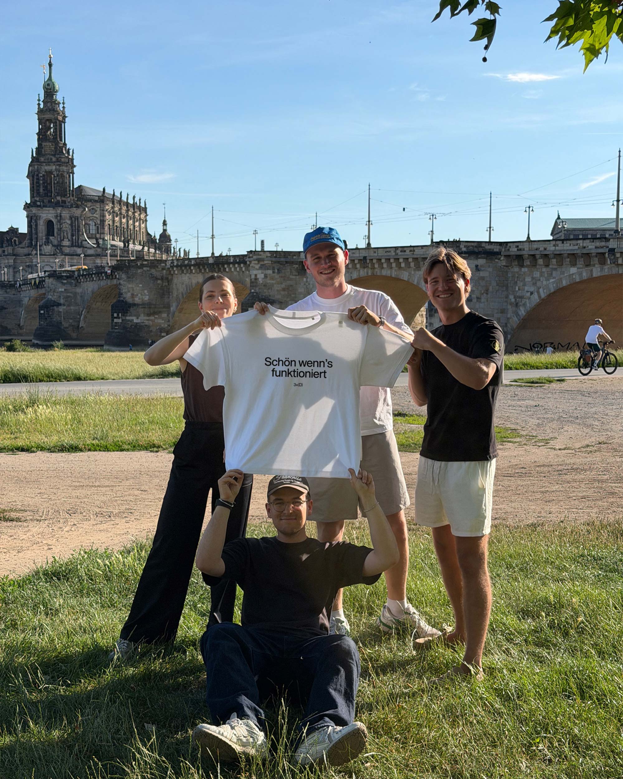 3x(D) "Schön wenns funktioniert" T-Shirt