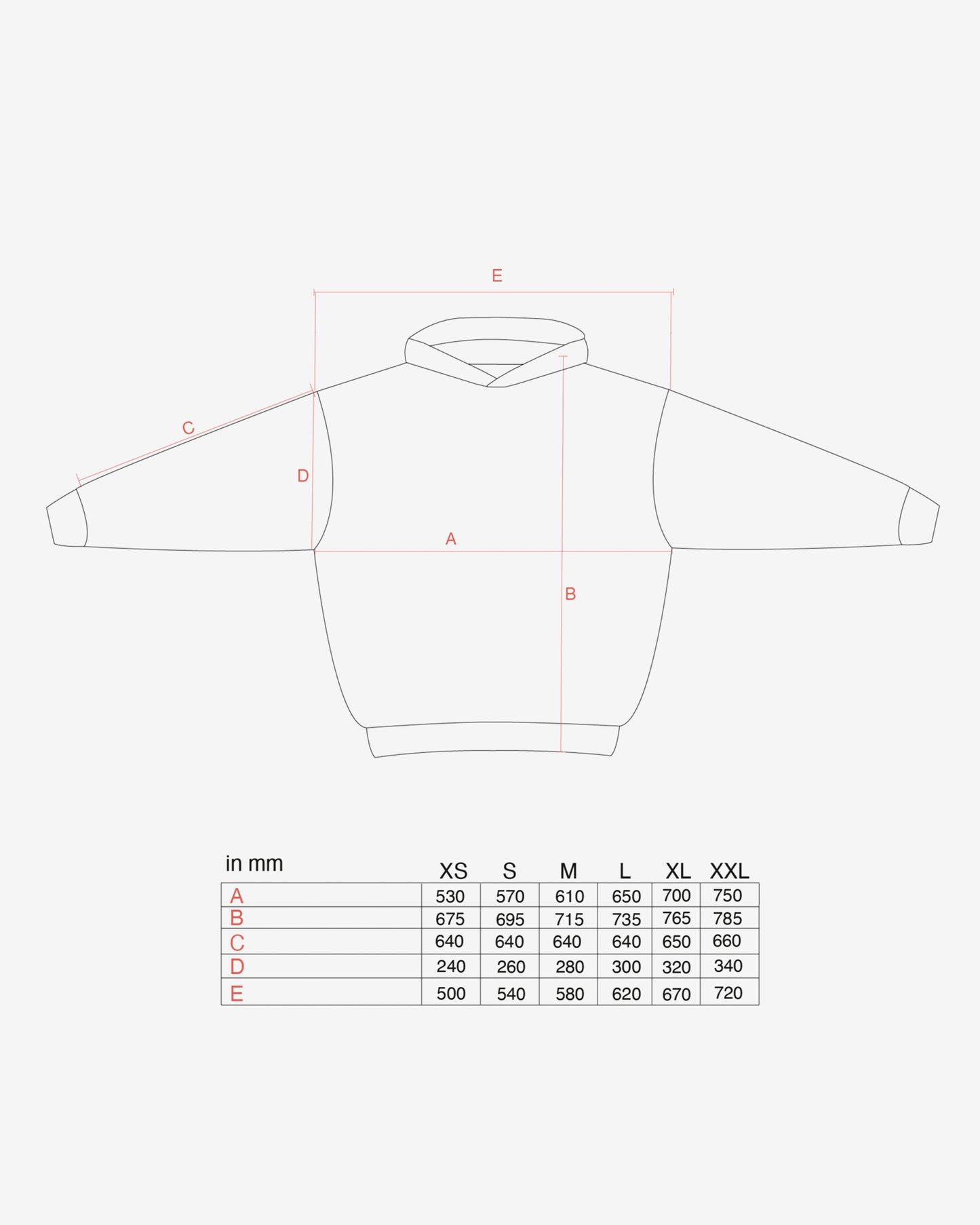 Ceramic Hoodie - Grau